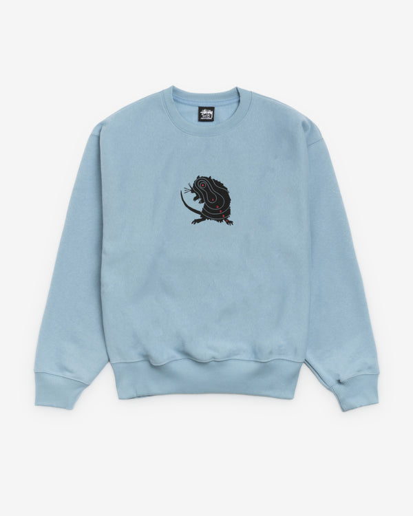 Stüssy - Men's Long Range Crew - (Slate)