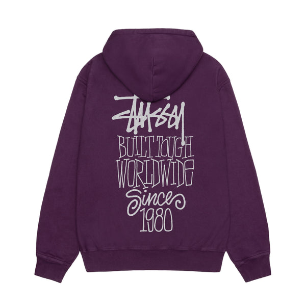 Stüssy - Men's Built Tough Pig. Dyed Hood - (Purple)