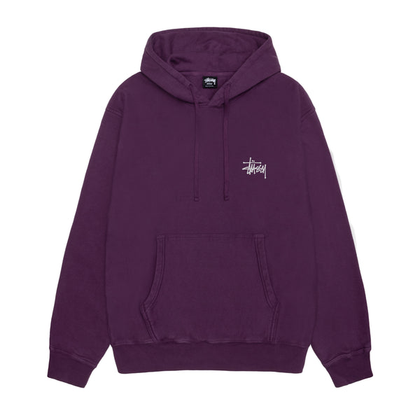Stüssy - Men's Built Tough Pig. Dyed Hood - (Purple)