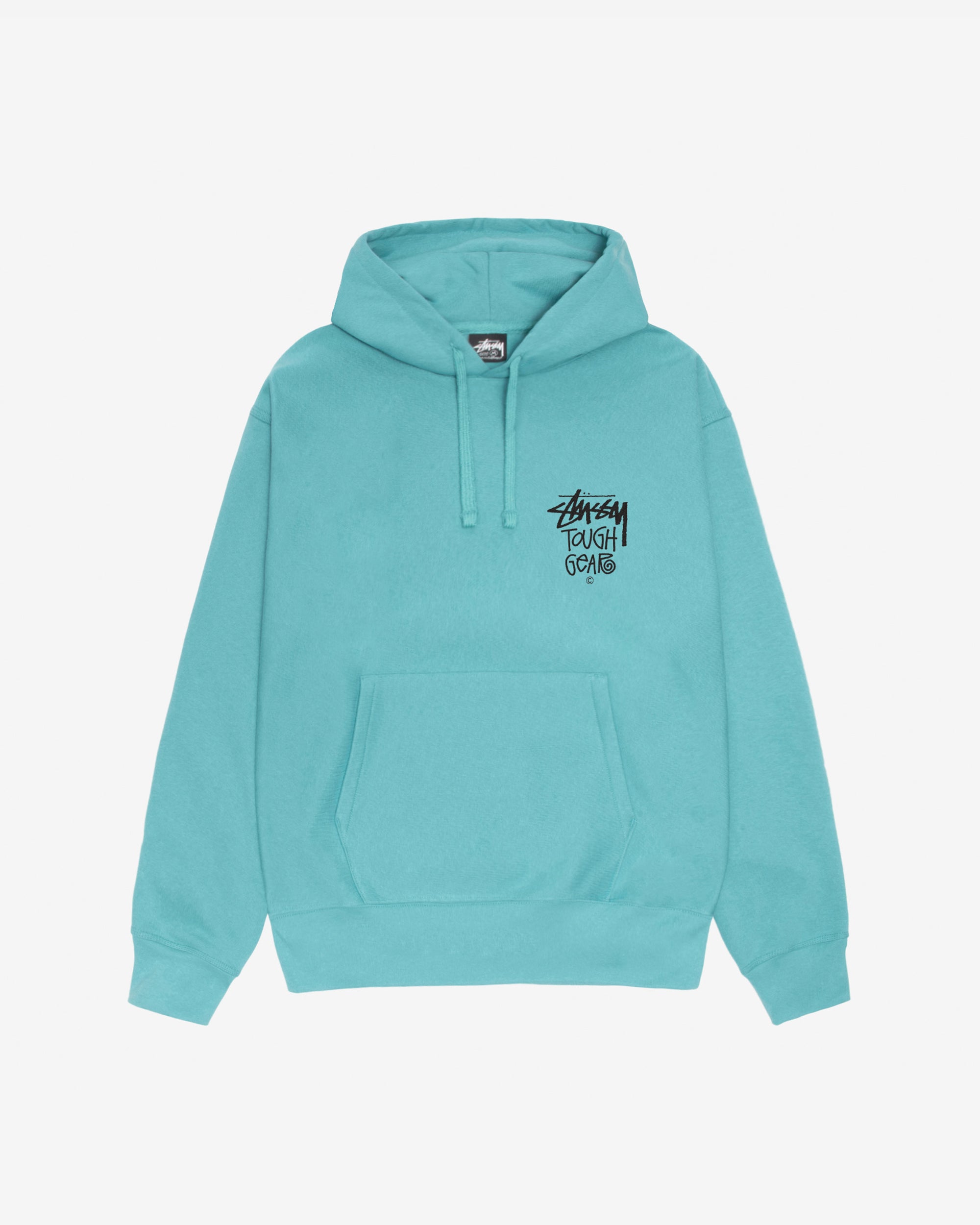 Stüssy Men's Tough Gear Hoodie (Ocean)