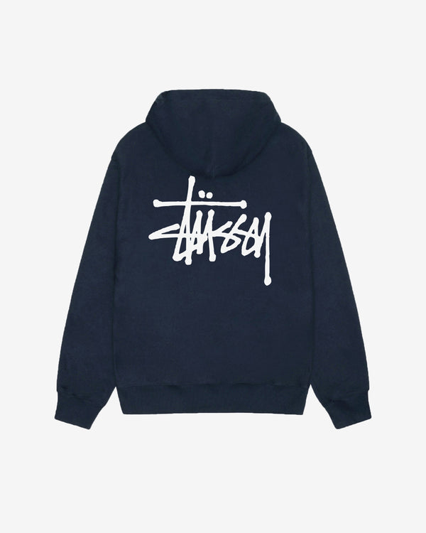 Stüssy - Men's Basic Hoodie - (Navy)