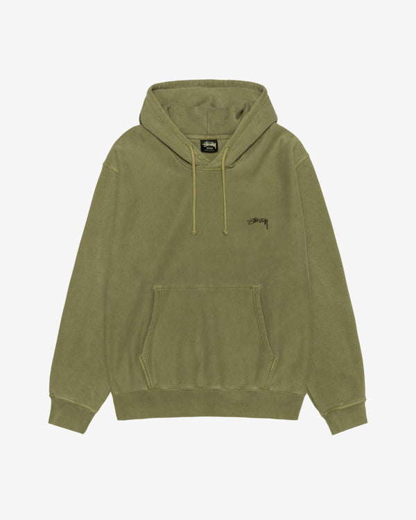 Stüssy - Men's Smooth Stock Pig. Dyed Hoodie - (Olive)