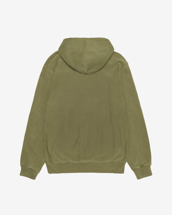 Stüssy - Men's Smooth Stock Pig. Dyed Hoodie - (Olive)