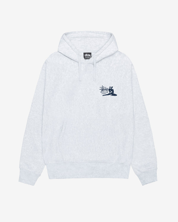 Stüssy - Men's Relax Hoodie - (Ash Heather)