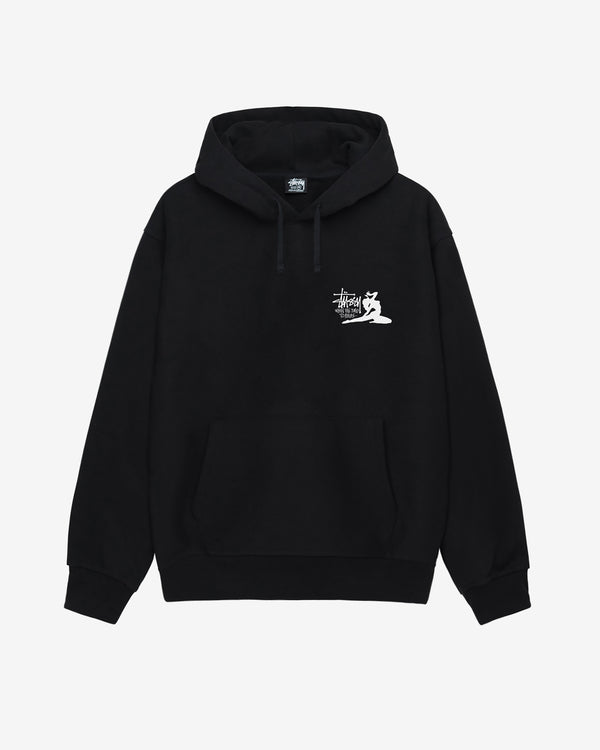 Stüssy - Men's Relax Hoodie - (Black)