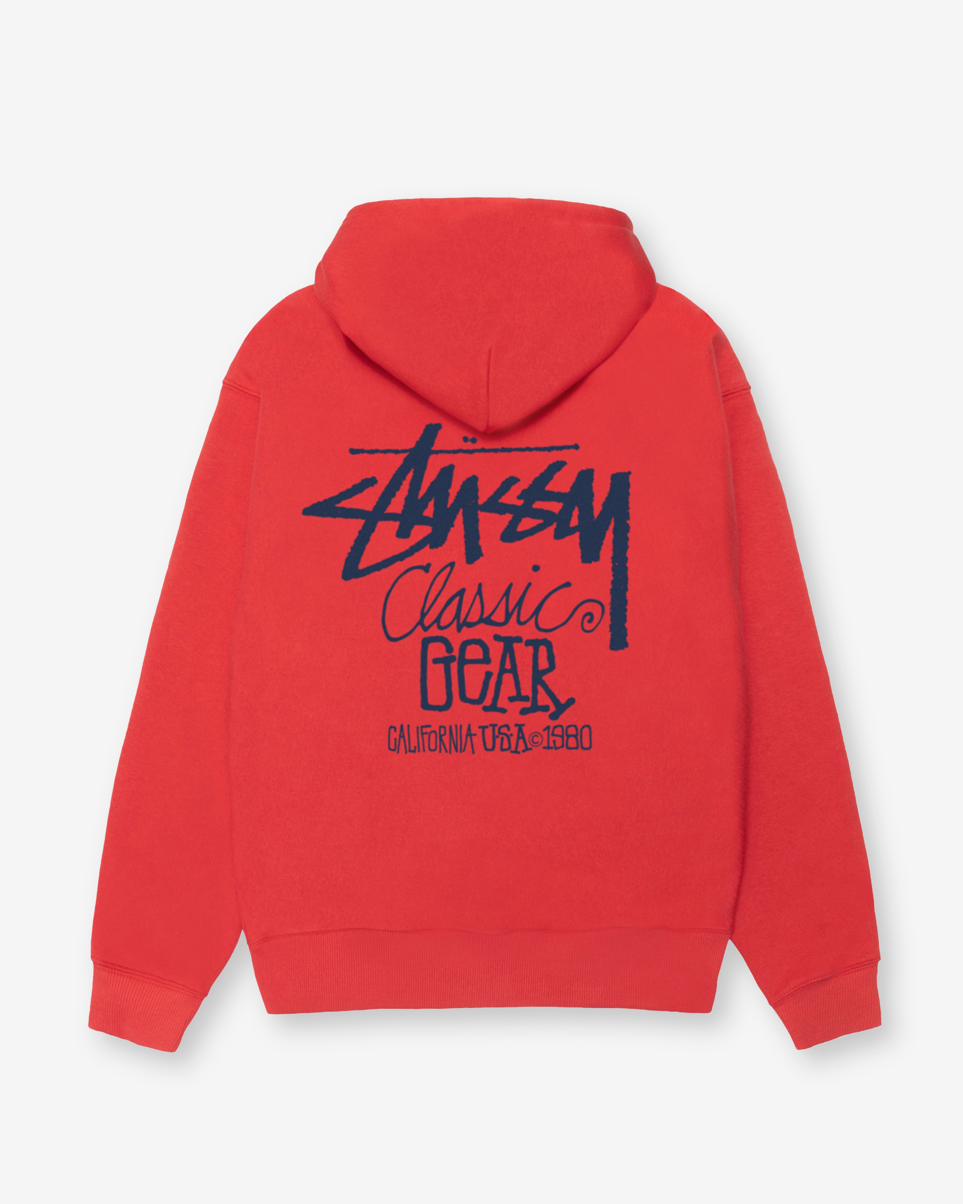 Stüssy: Men's Classic Gear Hoodie (Caya) | DSMNY E-SHOP
