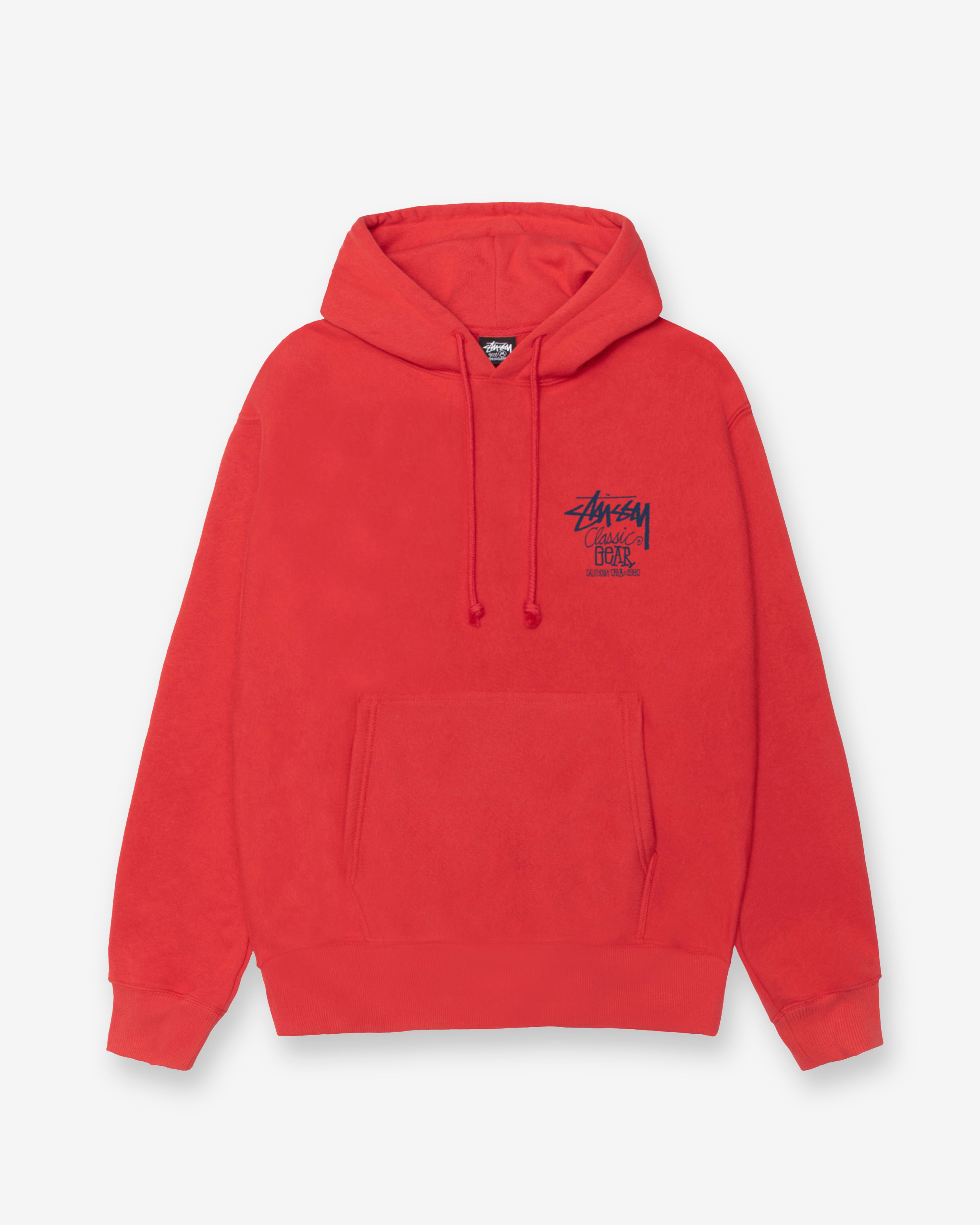 【STUSSY】CLASSIC GEAR HOODIE Stüssy: Men's Classic Gear Hoodie (Caya) | DSMNY E-SHOP