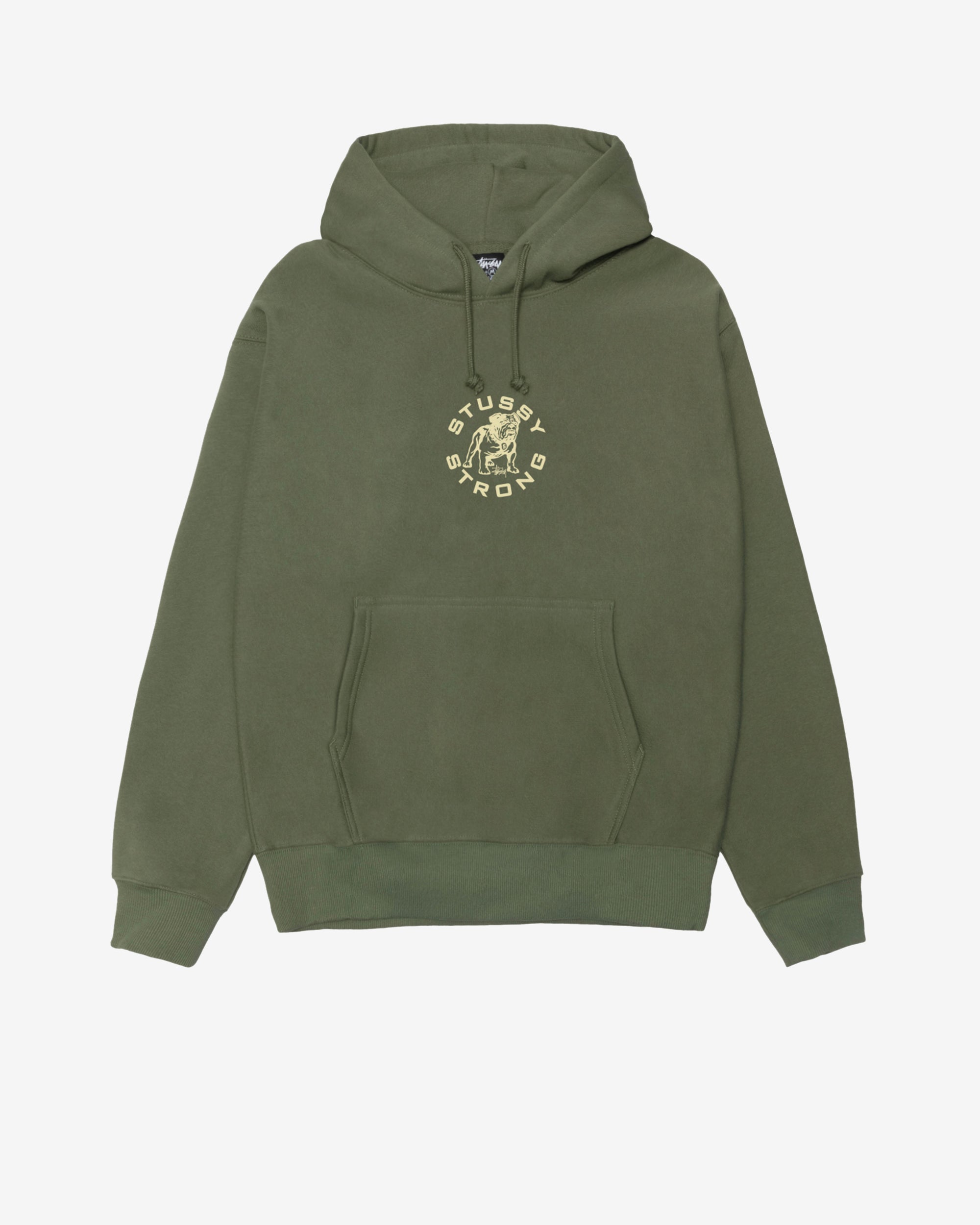 Stüssy: Men's Strong Mac Hoodie (Olive) DSMNY E-SHOP