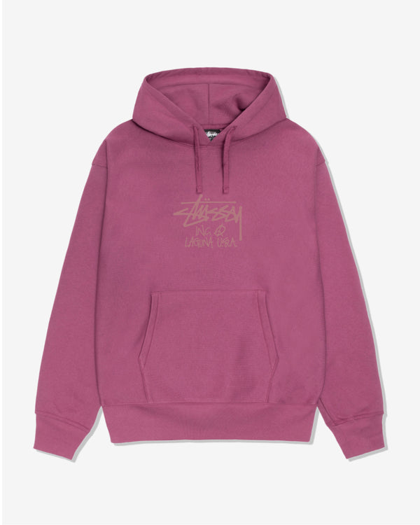 Stüssy - Men's Laguna USA Hoodie - (Berry)