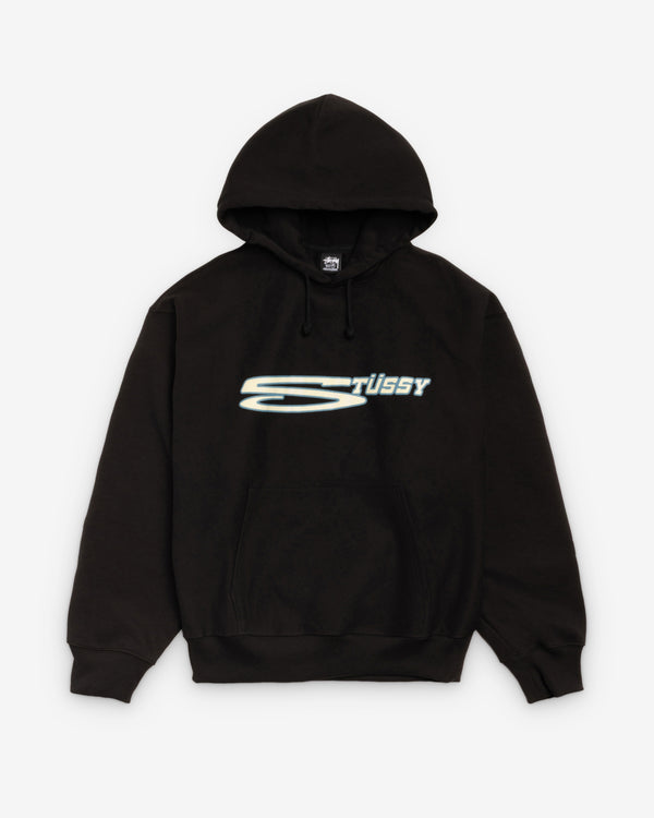 Stüssy - Men's Stretch Hoodie - (Black)
