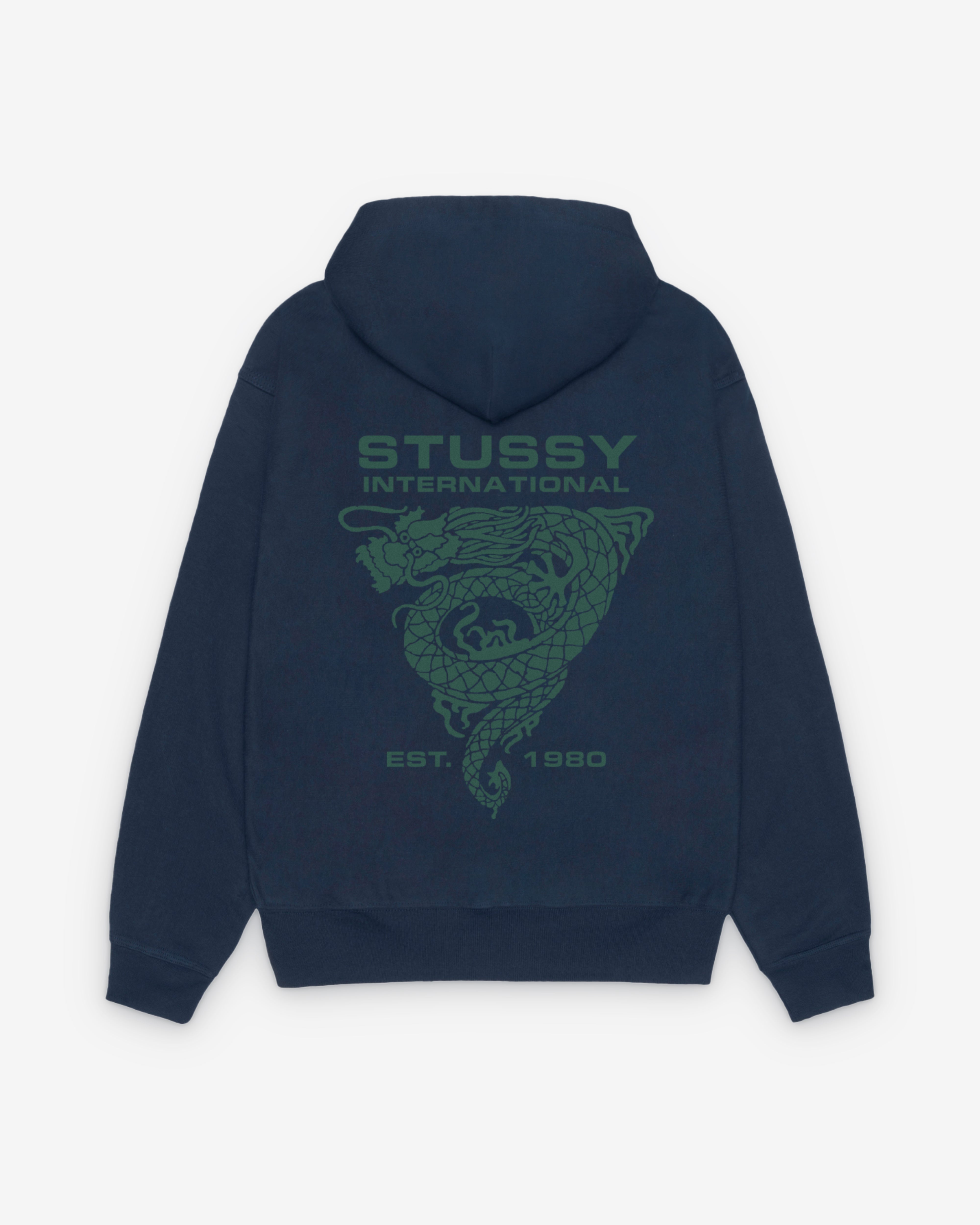 Stüssy: Men's Dragon Hood (Navy) | DSMNY E-SHOP
