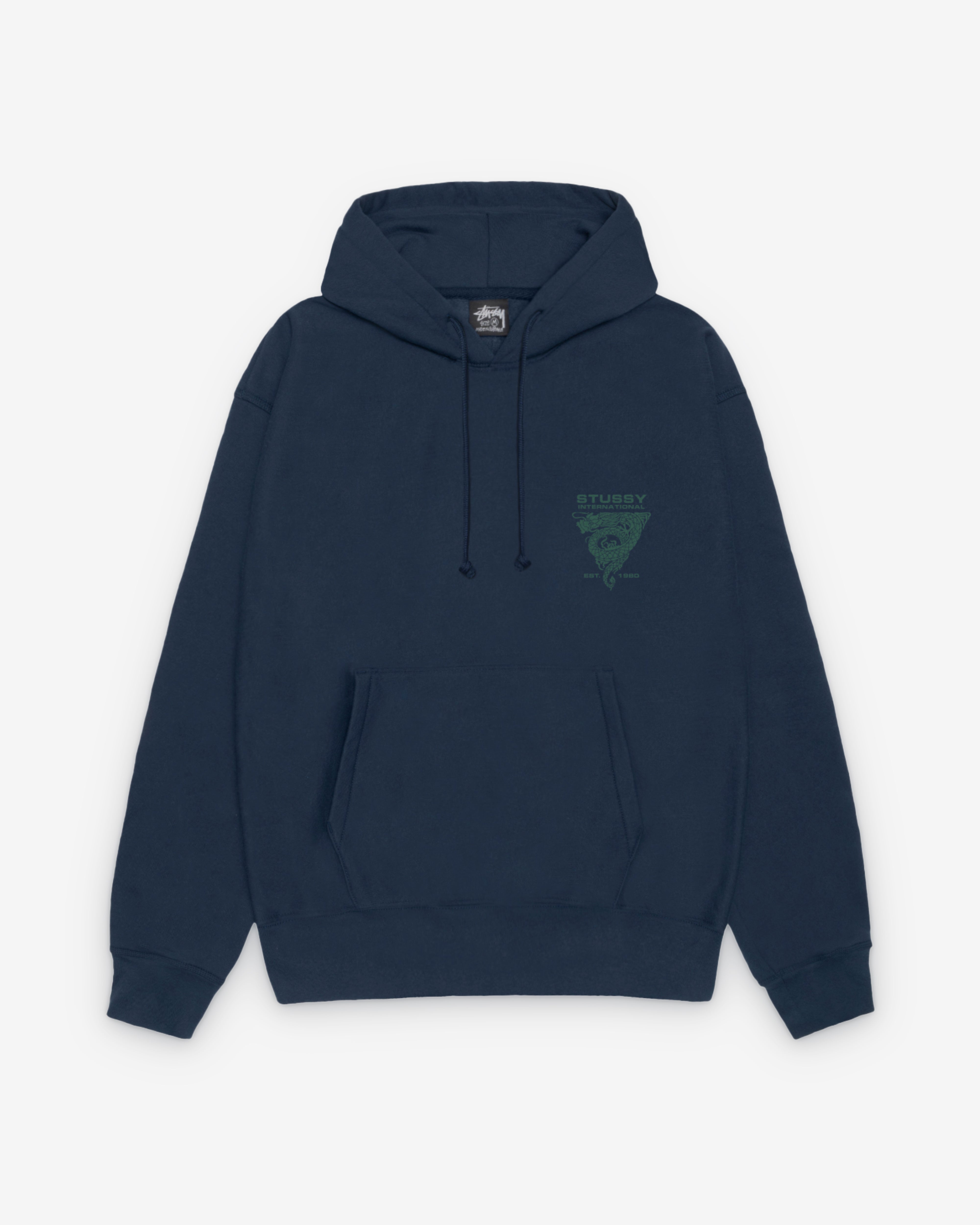 Stüssy: Men's Dragon Hood (Navy) | DSMNY E-SHOP