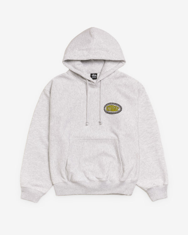 Stüssy - Men's Tile Oval Hoodie - (Ash Heather)