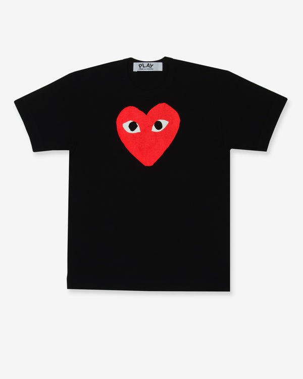 Play Comme des Garçons - Red T-Shirt - (Black)