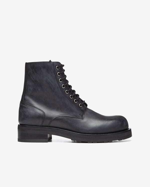The Row - Men's Lug Sole Lace Up Boots - (Black)