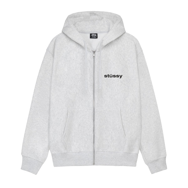 Stüssy - Men's Ss-Link Zip Hood - (Ash Heather)