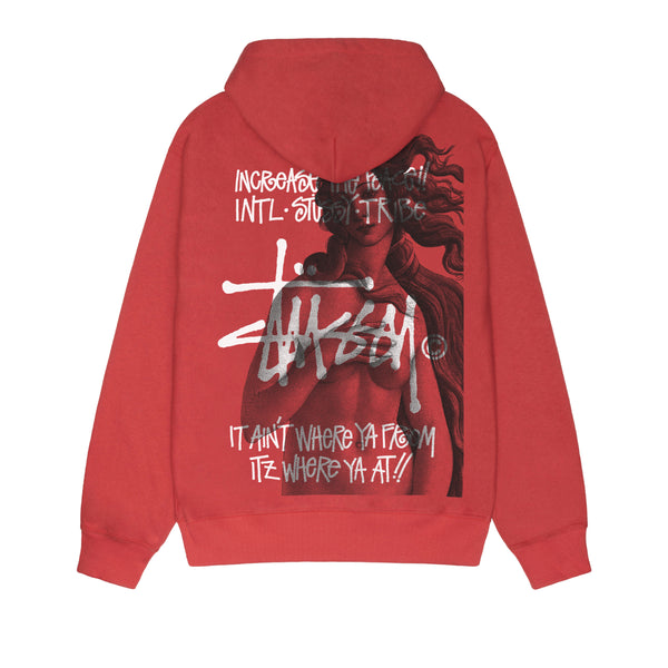 Stüssy - Men's Ist Venus Zip Hood - (Pepper)