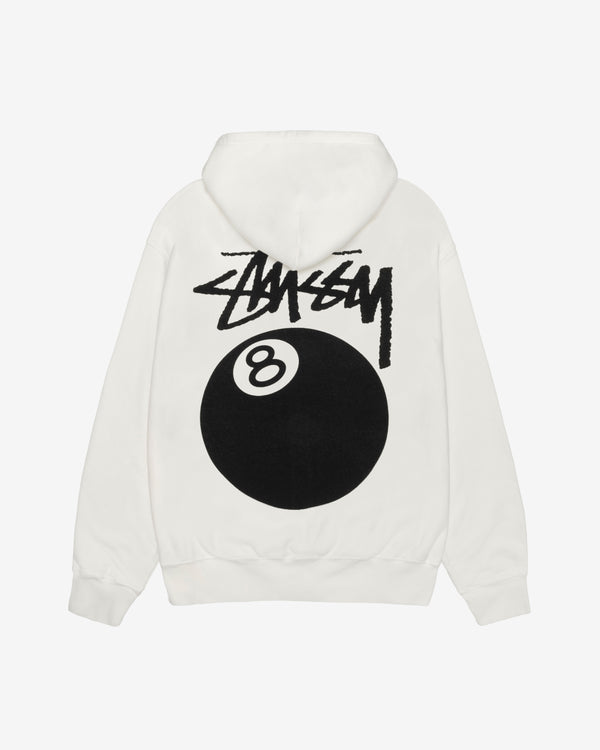 Stussy - Men's 8 Ball Pig. Dyed Zip Hood - (Natural)
