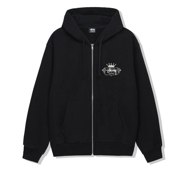 Stussy - Men's Built To Last Zip Hoodie - (Black)