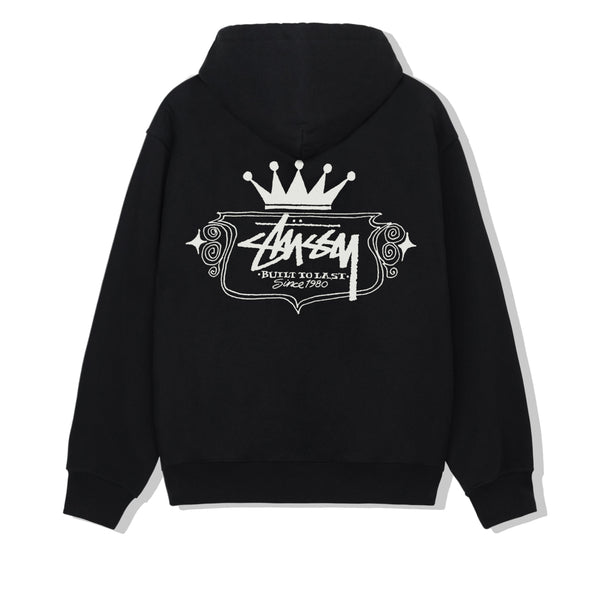 Stussy - Men's Built To Last Zip Hoodie - (Black)