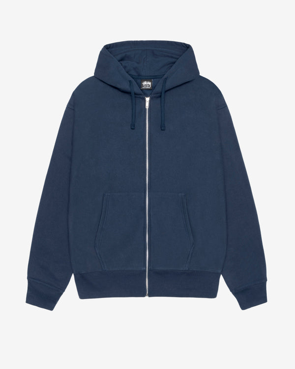Stüssy - Men's Beach Roots Zip Hoodie - (Navy)
