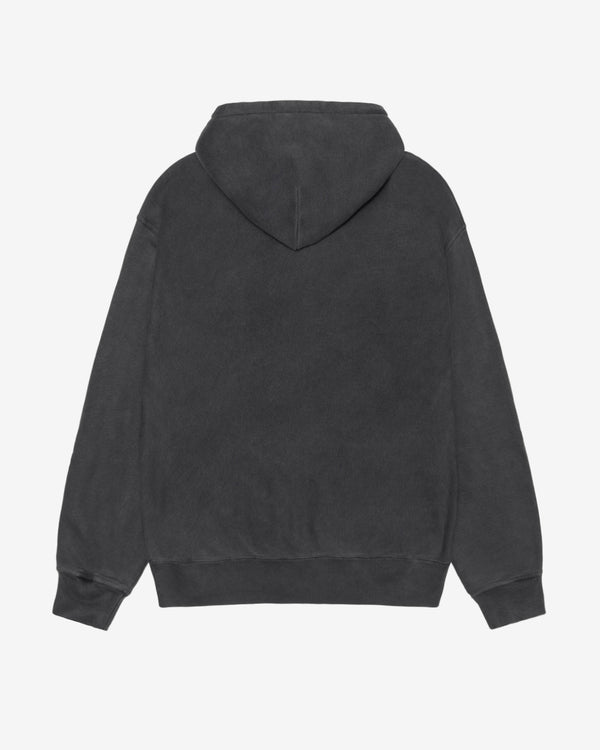 Stüssy - Men's Dice Pig. Dyed Zip Hoodie - (Black)