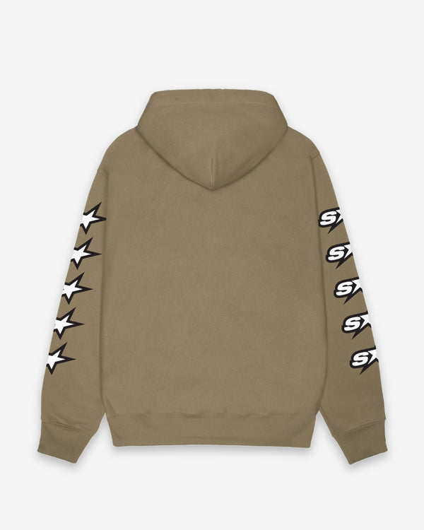 Stüssy - Men's Speedway Zip Hoodie - (Army)