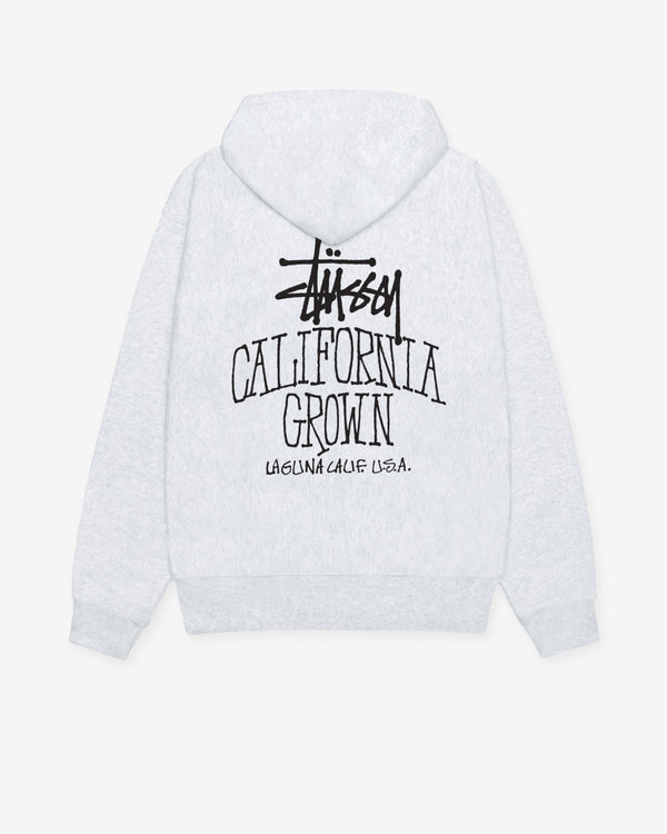 Stüssy - Men's Cali Grown Zip Hoodie - (Ash Heather)