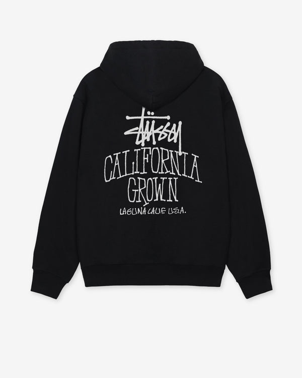 Stüssy - Men's Cali Grown Zip Hoodie - (Black)