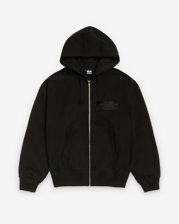 Stüssy - Men's International Designs Zip Hoodie - (Black)