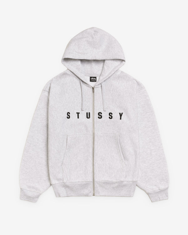 Stüssy - Men's Lens Zip Hoodie - (Ash Heather)