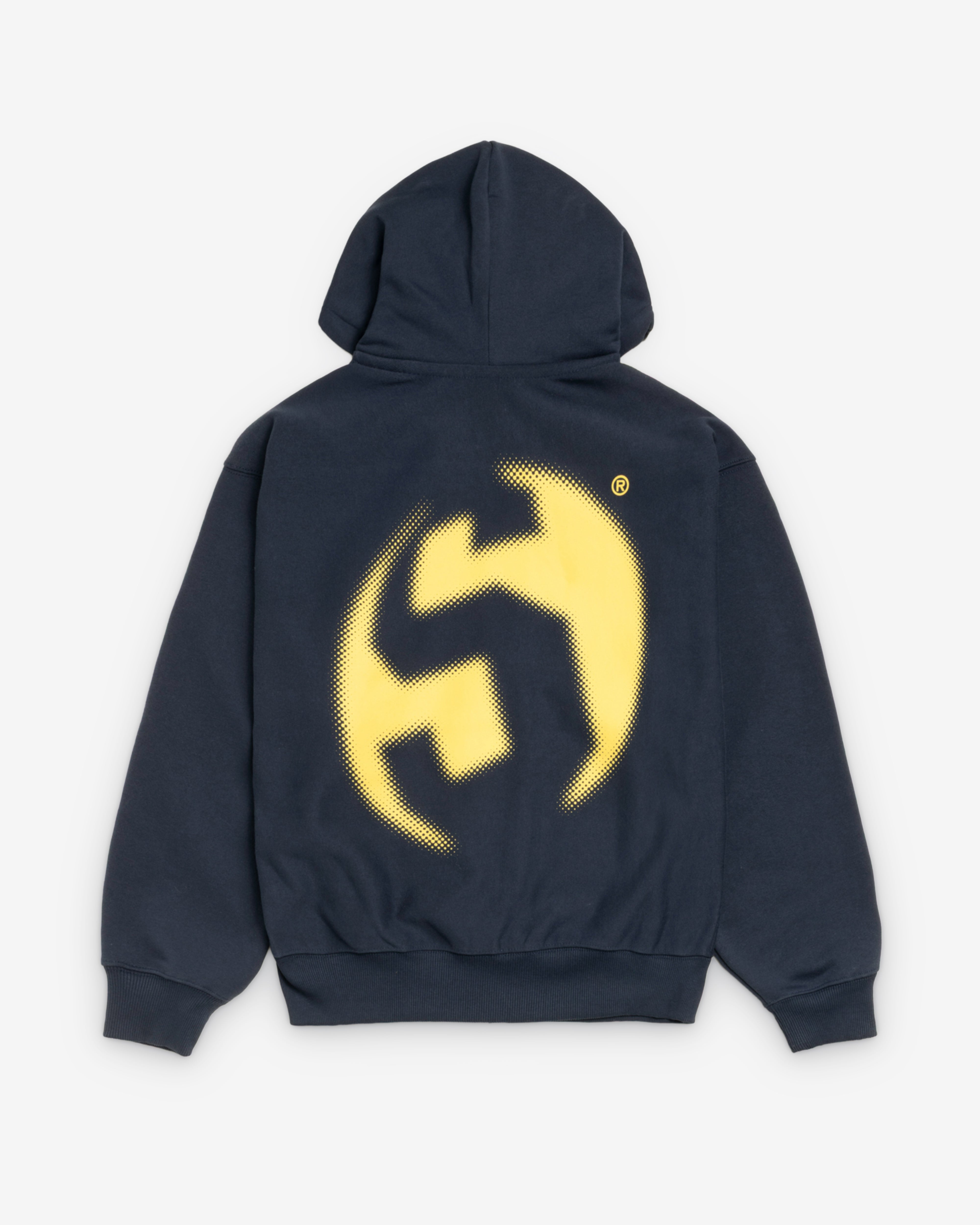 Stüssy: Men's Lens Zip Hoodie (Navy) | DSMNY E-SHOP