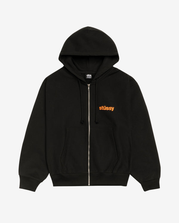 Stüssy - Men's Built Tough Zip Hoodie - (Black)