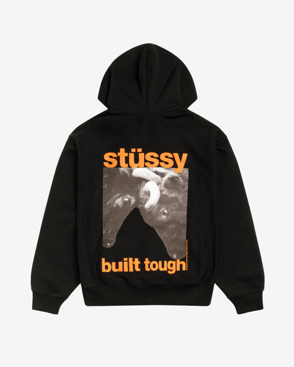 Stüssy - Men's Built Tough Zip Hoodie - (Black)
