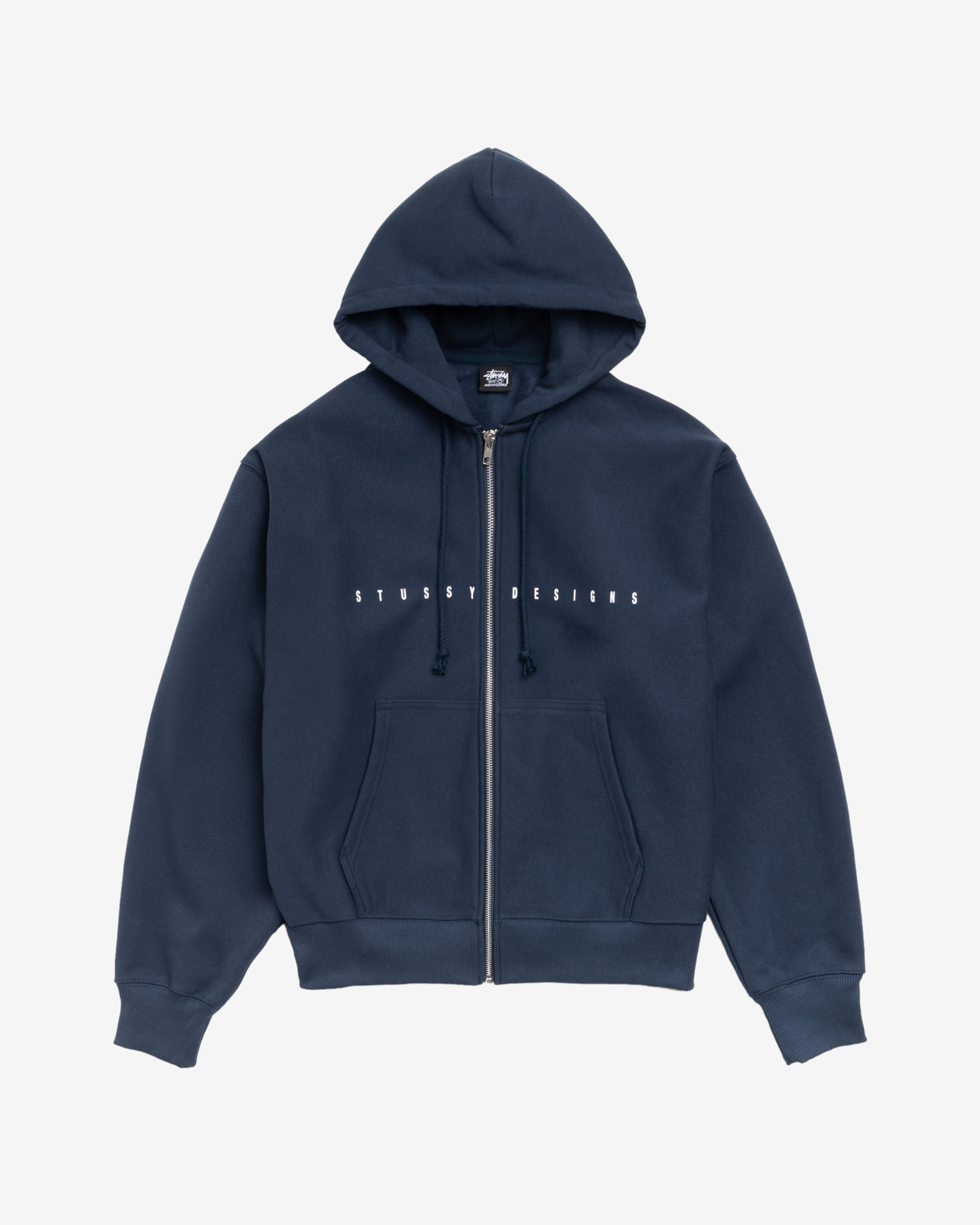 トップス Stussy Designs S BOX ZIP HOODIE Stüssy: Men's S Box Zip Hood (Navy) | DSMNY E-SHOP