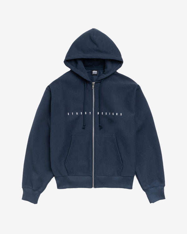 Stüssy - Men's S Box Zip Hood - (Navy)