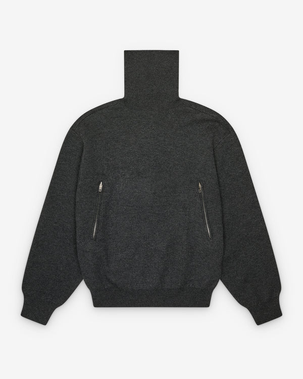 Balenciaga - Women's Back-to-front High Neck Sweater - (Grey)