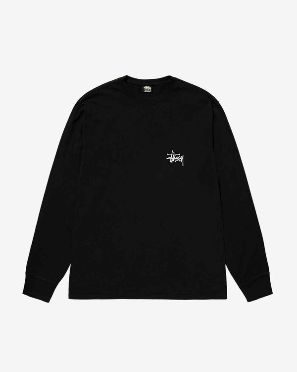 Stüssy - Men's Basic Stüssy Long Sleeve T-Shirt - (Black)