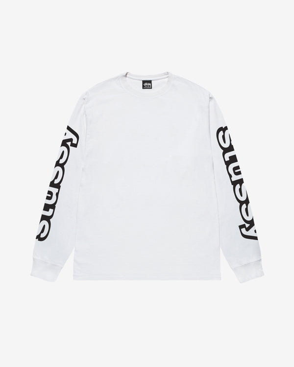 Stussy - Men's Sideways Ls T-Shirt - (White)