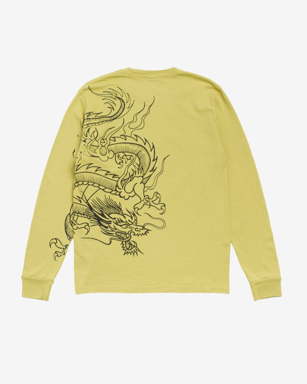 Stüssy - Dragon Pigment Dyed Long Sleeve Tee - (Palm)