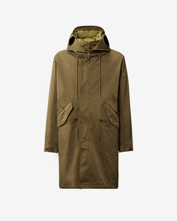 C.P. Company - Men's Long Jacket Micro Kei Jacket - (Capers)