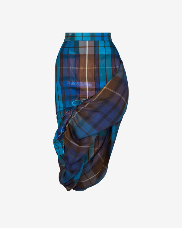 Vivienne Westwood - Women's Marilyn Skirt - (Shiny Blue)