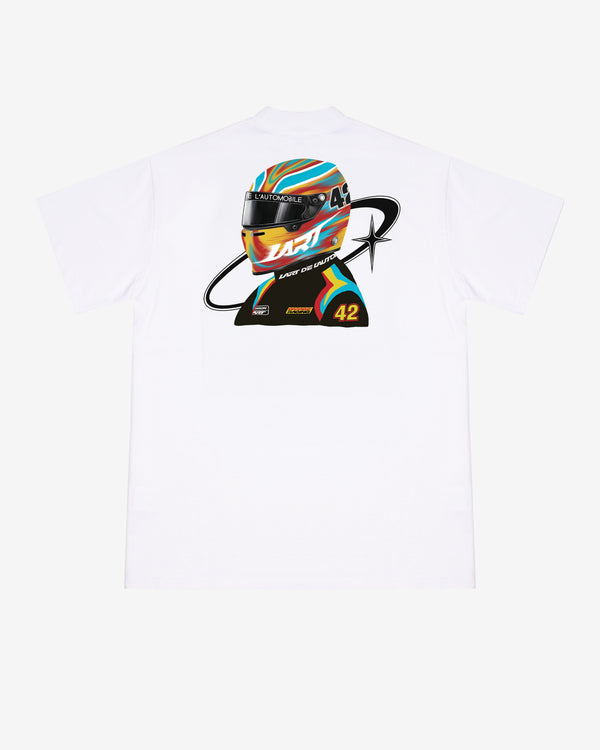 L'Art de l'Automobile - Men's Driver T-Shirt - (White)