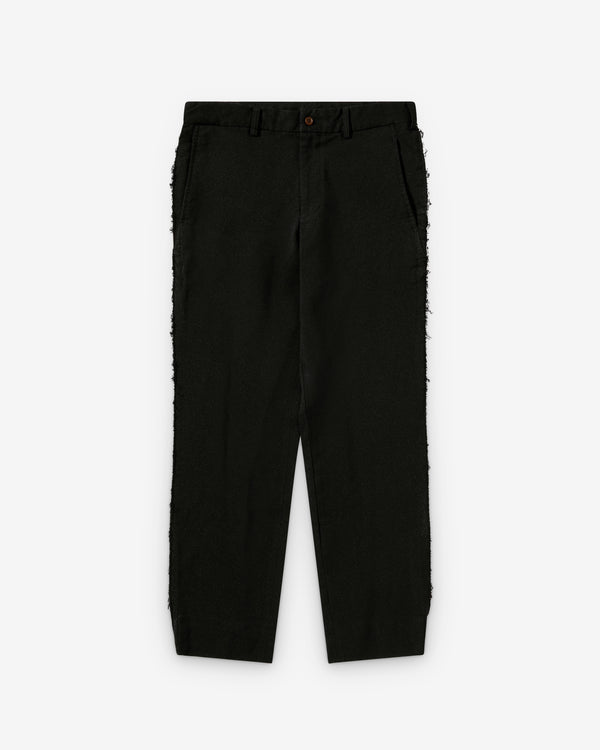 Black Comme Des Garçons - Raw Side Seam Trouser - (Black)