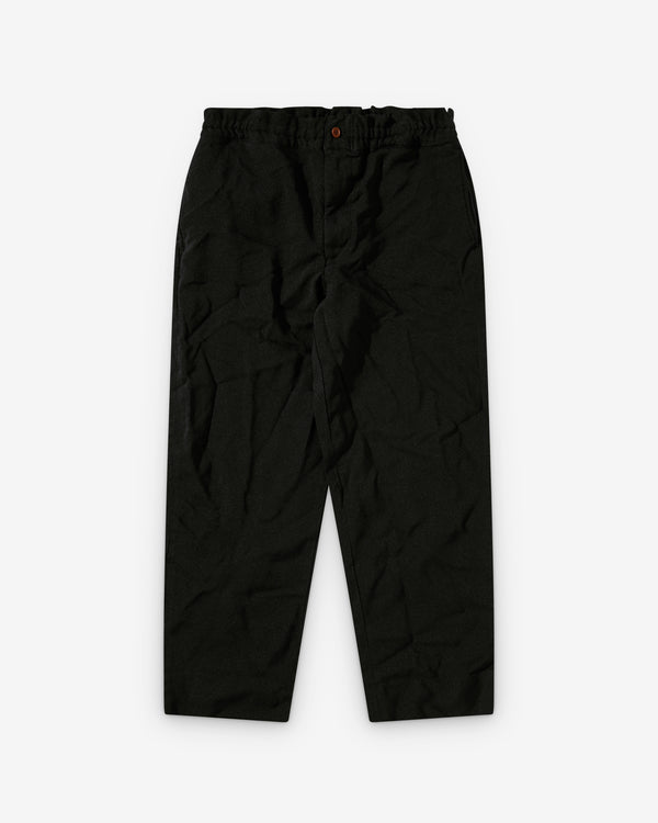 Black Comme Des Garçons - Tapered Drawcord Trousers - (Black)