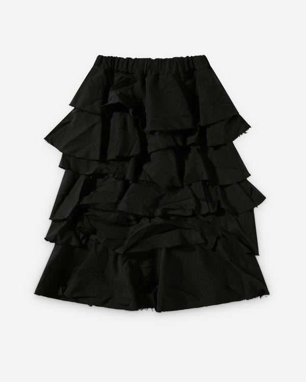 Black Comme Des Garçons - Panelled Split Side Seam Skirt - (Black)