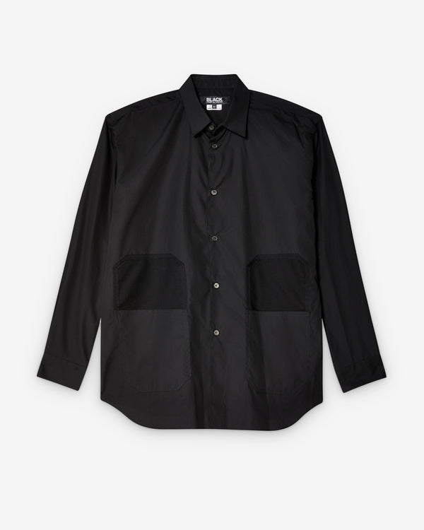 Black Comme des Garçons - Tonal Panel Shirt - (Black)