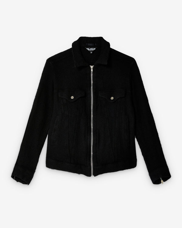 Black Comme des Garçons - Zip-Up Jacket - (Black)