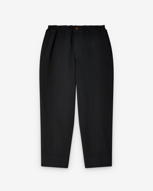 Black Comme des Garçons - Garment Treated Pants - (Black)