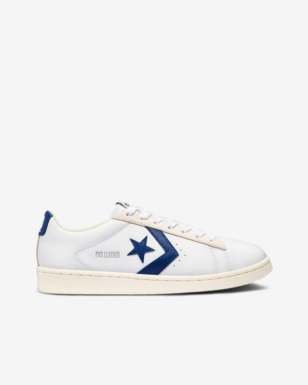 Converse - Men's Pro Leather Ox Sneakers - (White/Blue)